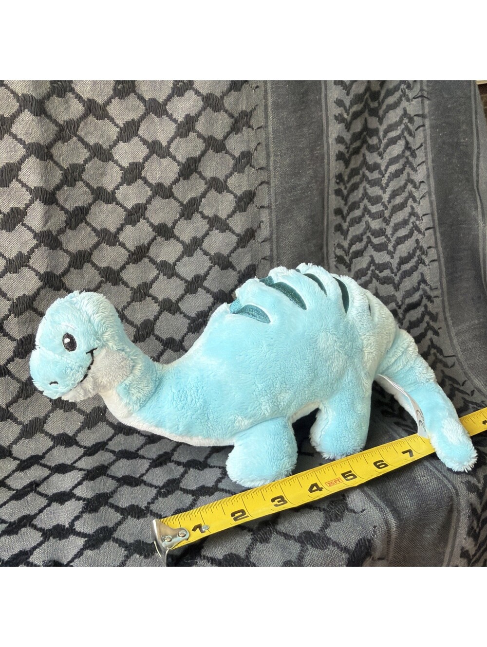 The Petting Zoo Blue Dinosaur Preloved All Washed 9 Inches